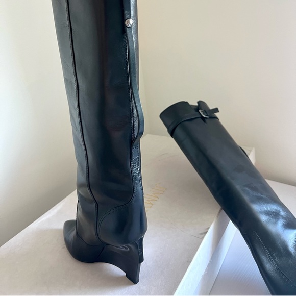 NEW Jimmy Choo Davis Knee High Boots - size 37 - Picture 4 of 11